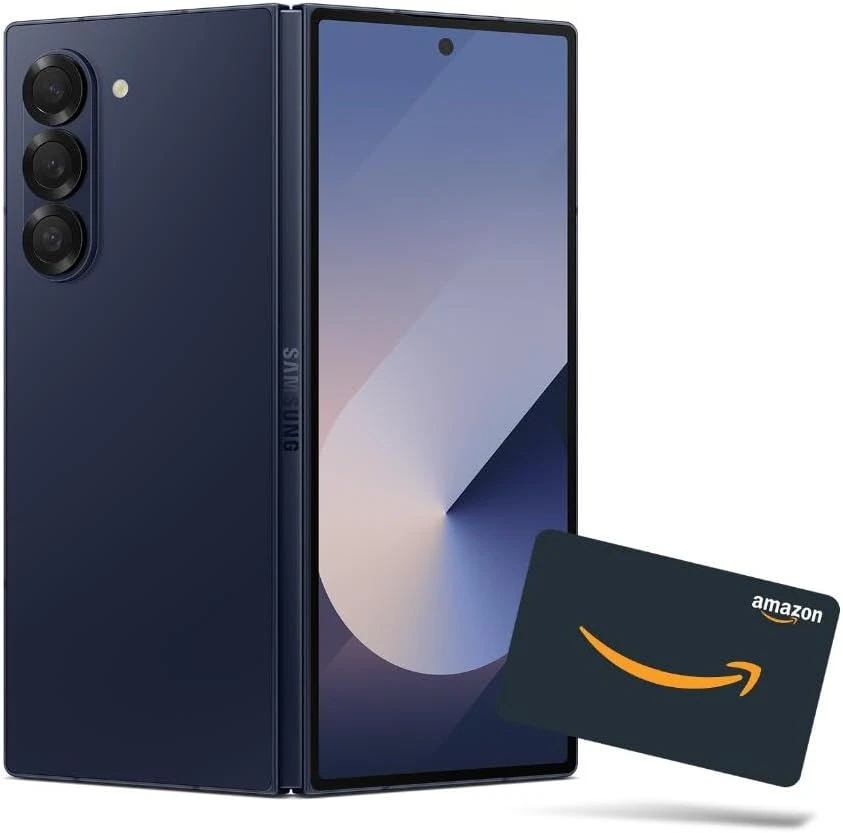 SAMSUNG Galaxy Z Fold 6 AI Cell Phone + $300 Amazon Gift Card + Launch Bundle 51